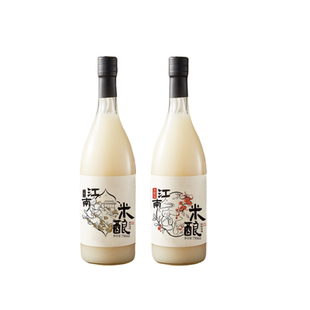 日食记江南米酿750ml瓶装桂花米酒女士聚会低度微醺糯米小甜酒