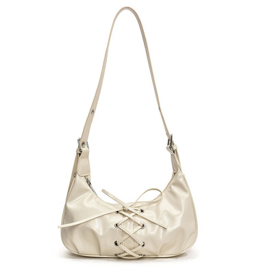 ZATZ芭蕾风蝴蝶结褶皱腋下包