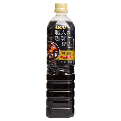 整箱12瓶日本UCC无糖黑咖啡