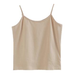 夏季新款纯白修身短款吊带背心女装打底纯色显瘦韩版内搭上衣