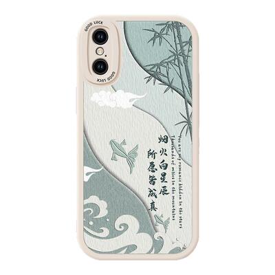 适用苹果X手机壳XSmax硅胶XR小羊皮XS全包iphoneX防摔iphone国风叉10女款ⅹ粉色iphoneXR保护套max软壳xmax男