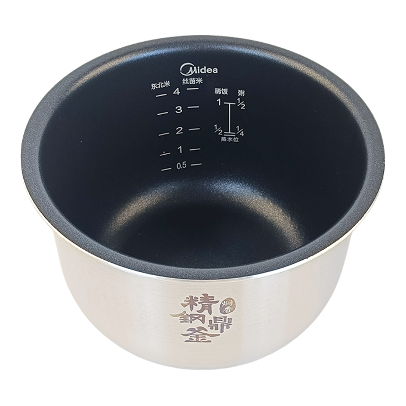 适用美的电饭煲内胆2升MB-FZ2001/CFB2030H零0涂层316不锈钢内胆