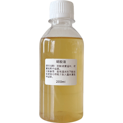 明胶液调和天然矿物朱砂国画染料