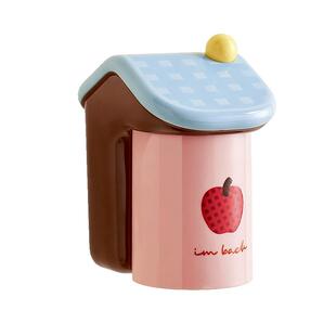 磁吸漱口杯多巴胺洗漱杯儿童牙刷置物架免打孔壁挂式刷牙杯子家用