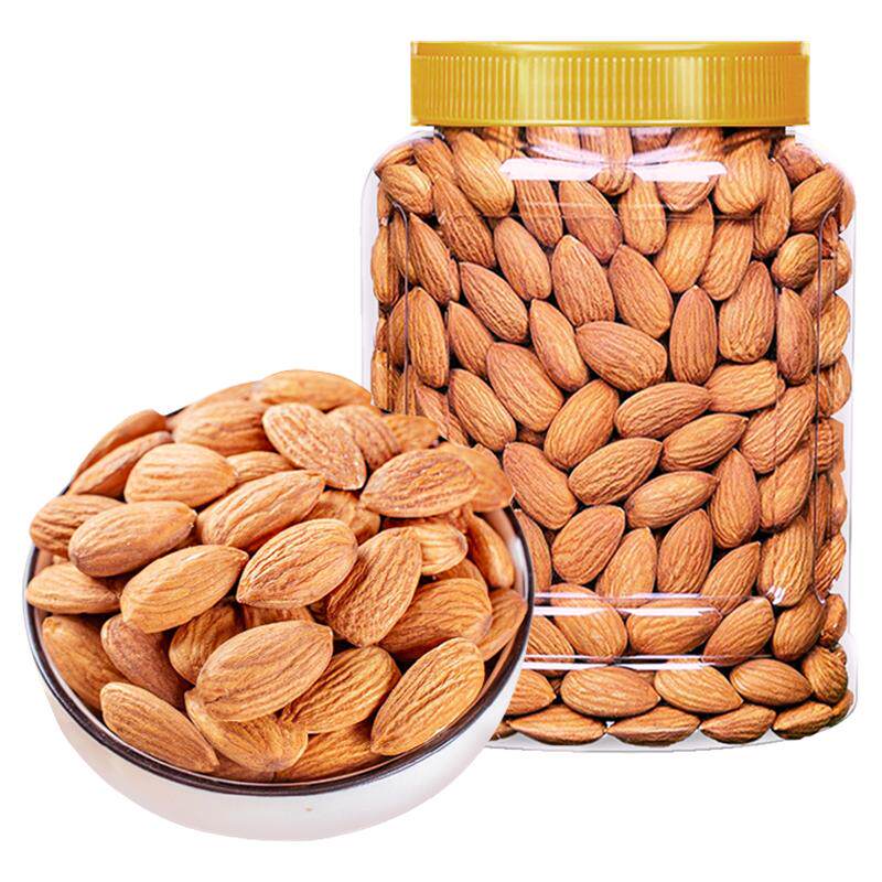 老香农生巴旦木仁500g原味巴达木NP级原料杏仁干果年货坚果零食品