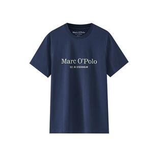 【自营】Marc O'Polo【清仓秒杀】撞色简约宽松圆领纯棉短袖T恤男