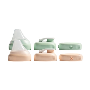 原装进口hegen婴儿奶瓶盖奶嘴 赫根储存盖子防漏喝水杯盖正品配件