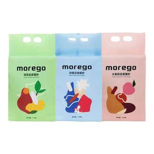 morego猫果儿绿茶味水蜜桃奶香原味豆腐砂结团除臭颗粒细抑菌