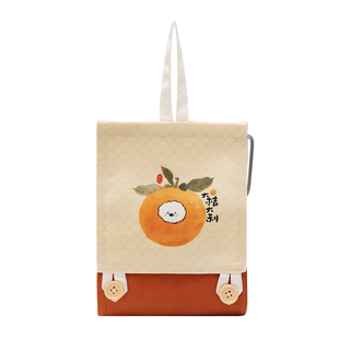 彩衣堂国风可爱卷纸收纳盒纸巾架家用厕所卫生间卧室挂式餐巾便携