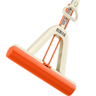 索邦海绵拖把2025新款免手洗家用一拖净吸水对折式胶棉地拖头墩布