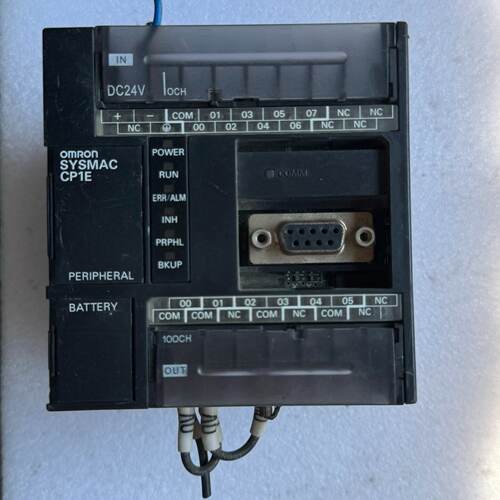 议价欧姆龙PLC CP1E-N14DT-D，原装拆机，成色以图为