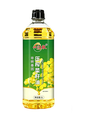 一江秋压榨菜籽油1L农家自榨菜油