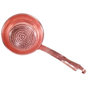 铜水瓢老式 铜锅手工捶打加厚红铜瓢 家用小锅米线锅紫铜水瓢纯铜