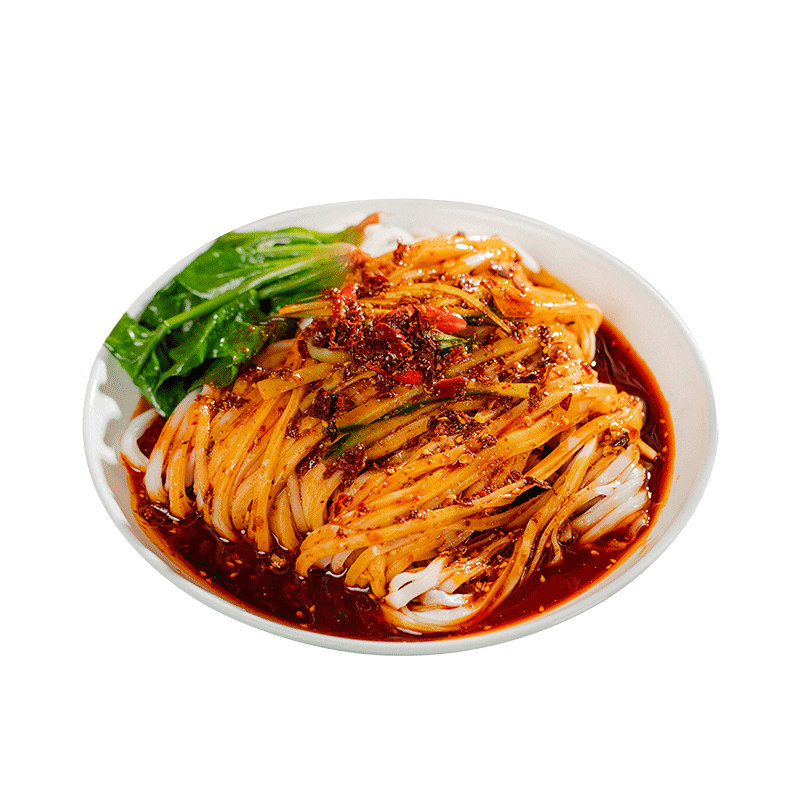 米皮汉中米皮香辣陕西凉皮速食凉拌开袋即食早餐夜宵小吃