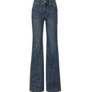 【腿精】ONLY2026春季新款摩登低腰修身铆钉舒适微喇叭长牛仔裤