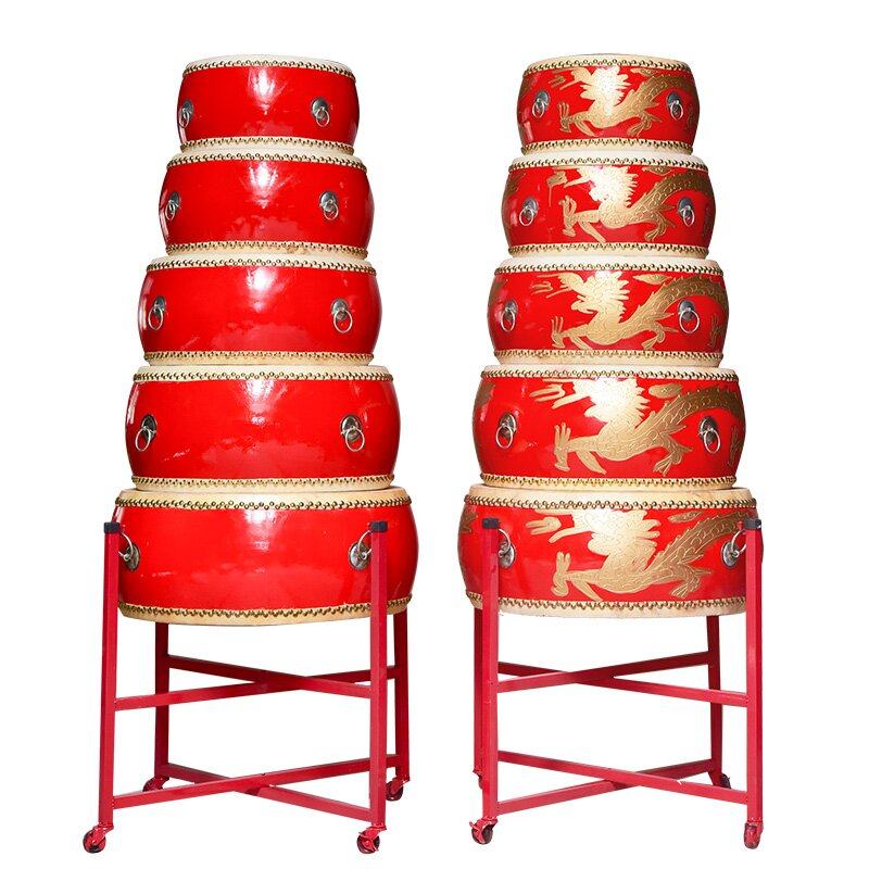大鼓牛皮鼓堂鼓中国鼓锣鼓扁鼓