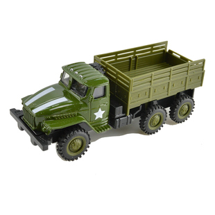 军车仿真军事合金汽车模型运输工程吉普装甲货车回力坦克儿童玩具