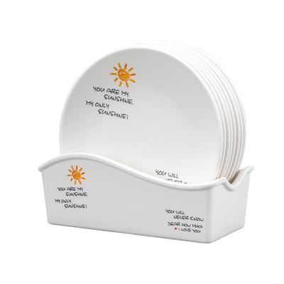 吐骨碟家用餐桌渣盘吐骨头盘碟子