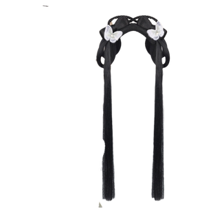 汉服头饰女儿童假发一体式演出造型发饰古风发髻全套配饰流苏发夹