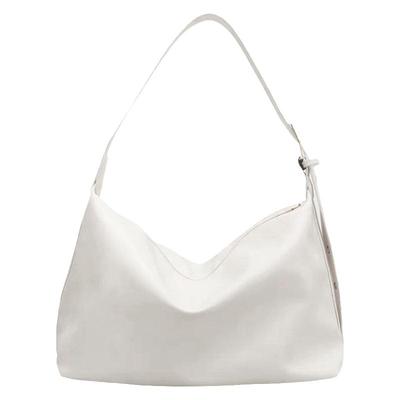 2023春夏新款托特包大学生上课通勤包大容量宽肩带软皮单肩斜挎包