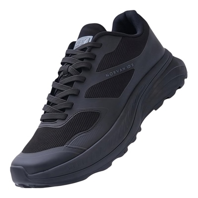 华龙辉3511户外超轻黑色徒步鞋