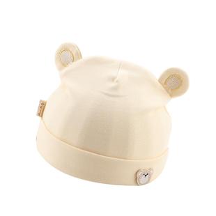 婴儿帽子春秋款胎帽0一3个月纯棉秋冬小月龄新生儿初生男女宝宝帽