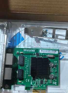 E575T2双口千兆网卡Winyao PCI-E接口成色全新