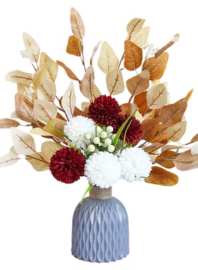 轻奢高端仿真花束假花高级感设计师轻奢客厅插花家居装饰餐桌花