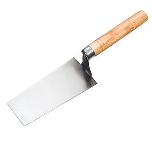 一体皿刀抹泥刀灰匙抹灰刀抹子填缝皿子泥工工具贴瓷砖腻子不锈钢