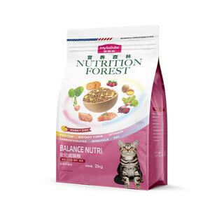 营养森林猫粮成幼猫饭冻干蛋黄英美短蓝流浪田园通用2kg乖宝出品