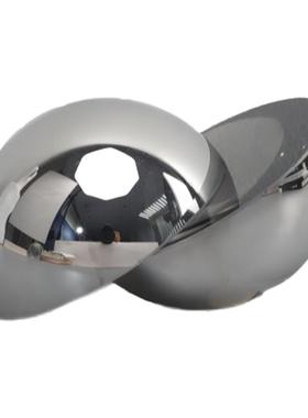 雅莱家居简约创意双半圆水晶摆件