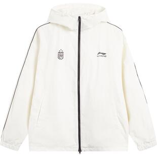 李宁外套男春季情侣复古球迷夹克美式休闲宽松连帽上衣运动风衣女