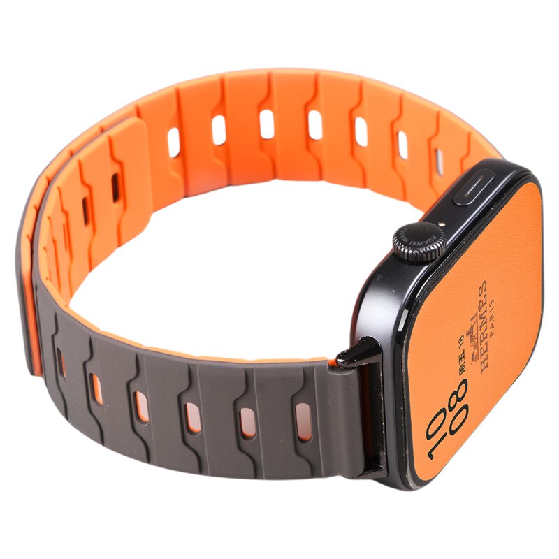适用华为watchfit4pro手表带fit5手环5pro龙鳞纹磁吸硅胶腕表带fit3运动智能fit2男士夏季透气女生三四代配件