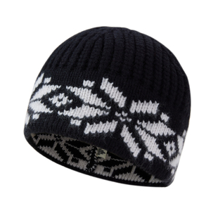 MISSION UV纯羊毛保暖毛线帽加厚波西米亚针织帽冷帽户外帽子女冬