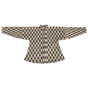 十里七巷 格子 明制原创弓袋袖格纹短衫加绒国风日常汉服上衣冬