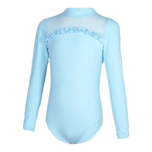 艾舞戈舞蹈服儿童女春秋中国舞服练功服长袖女童芭蕾舞服形体服装