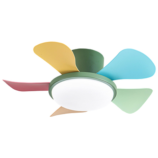 吸顶儿童房风扇灯2024新款卧室吊扇灯现代简约电扇吊灯商家用灯扇