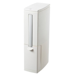 日本ClearFruit垃圾桶马桶刷夹缝卫生间家用厕所纸篓小号带盖窄型