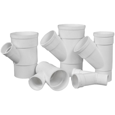 PVC缩口三通变异径排水内插配件