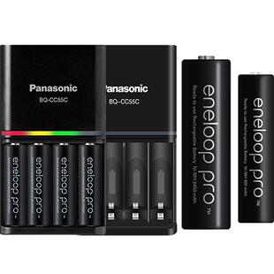 松下爱乐普日本进口5号7号大容量充电电池PRO急速充电器七五号冲电套装三洋eneloop爱老婆玩具数码相机春