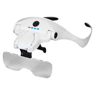 拜斯特纹绣师放大镜带led灯充电野生眉对线高清针美容院美睫专用