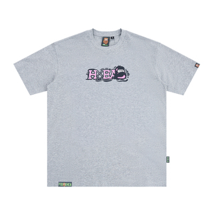 HEA x i.t fingercroxx国潮醒狮纯棉印花短袖T恤夏男女同款情侣衫