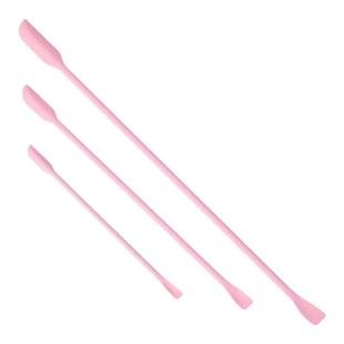 化妆品挖取勺硅胶刮刀水乳面霜护肤粉底液迷你光瓶神器小勺子工具