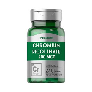 pipingrock美国进口240粒铬片胶囊高浓度酵母营养素控血糖调血糖