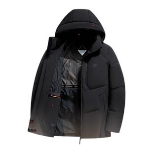 雪中飞羽绒服男2025冬装新款户外可脱卸帽商旅时尚加厚冬季外套潮