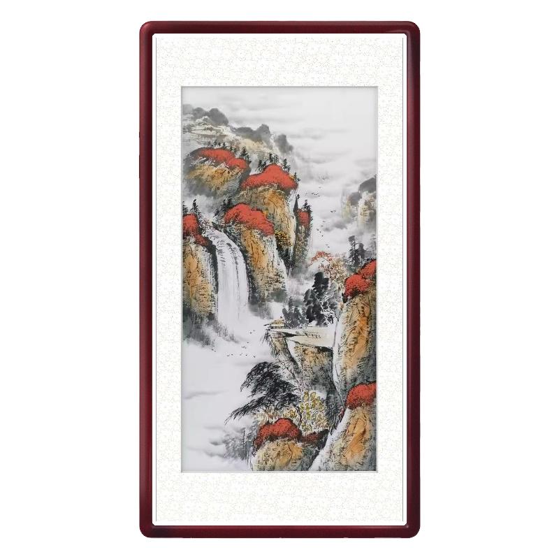 山水画装饰画国画纯手绘堂口画