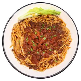 四川正宗肉丁杂酱面大竹特产碱面麻辣小面挂面臊子面条纯手工早餐