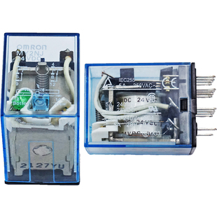 欧姆龙进口继电器MY2NJ MY4NJ LY PYF08A PYF14A PTF 24 110 220V
