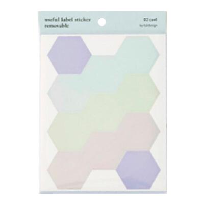 韩国full防水无痕贴纸六边形分页