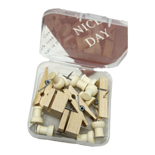 木质图钉ins风格软木板照片墙留言毛毡板公告栏装饰物创意工字钉毛毡板软木板可用图钉